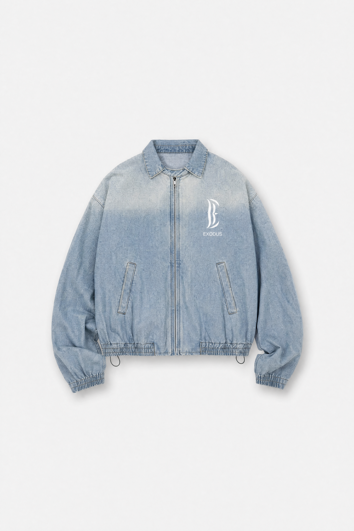 Exodus Vintage Wash Full-Zip Denim Jacket