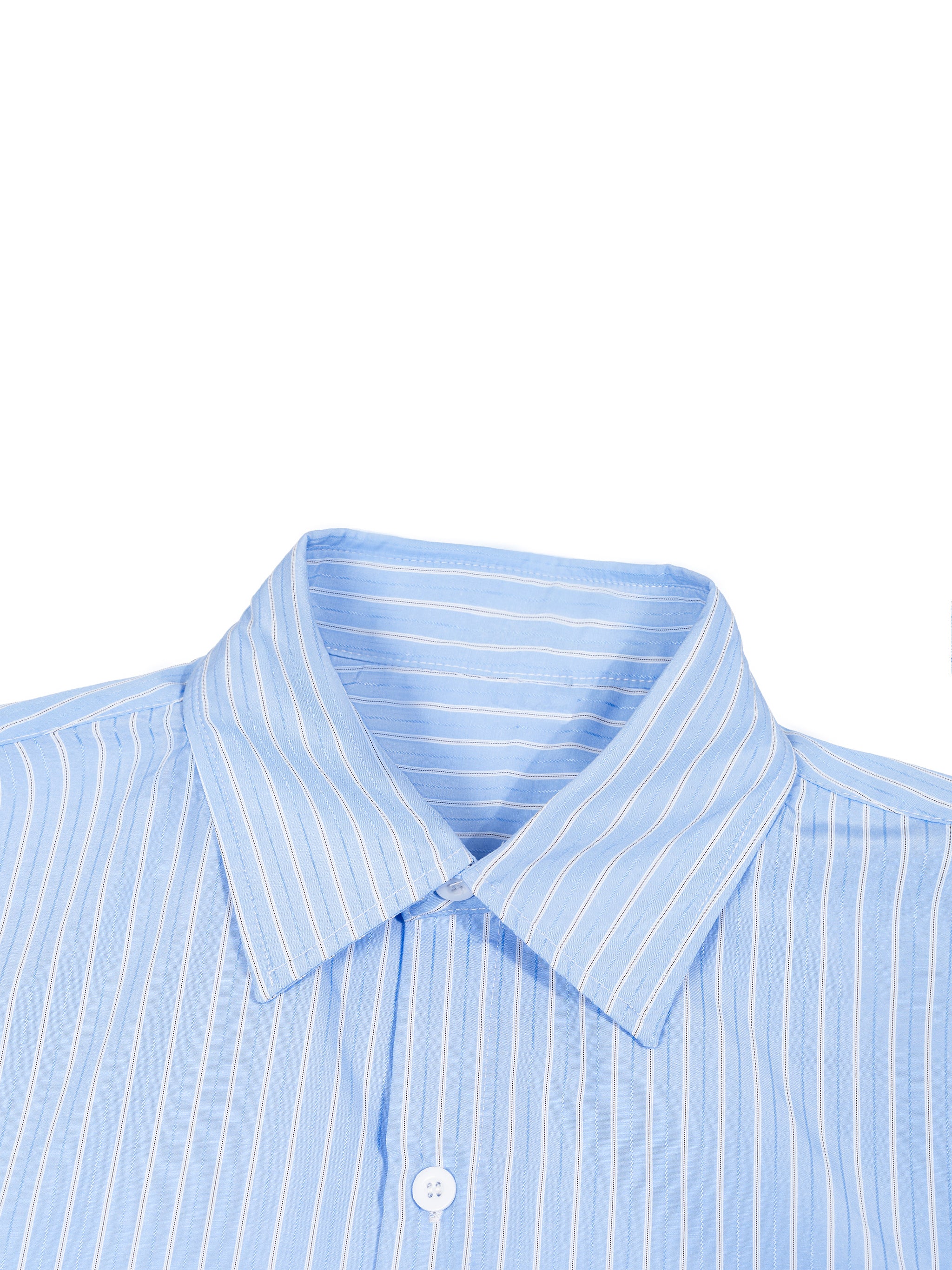 Striped Boxy Short Sleeve Shirt
