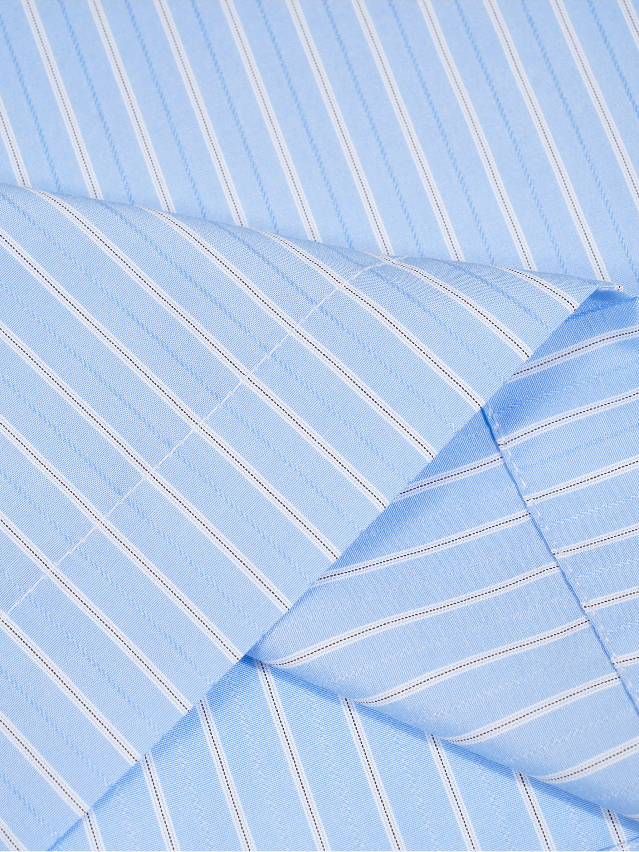 Striped Boxy Short Sleeve Shirt