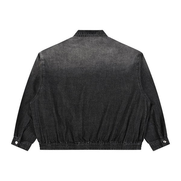 Exodus Vintage Wash Full-Zip Denim Jacket