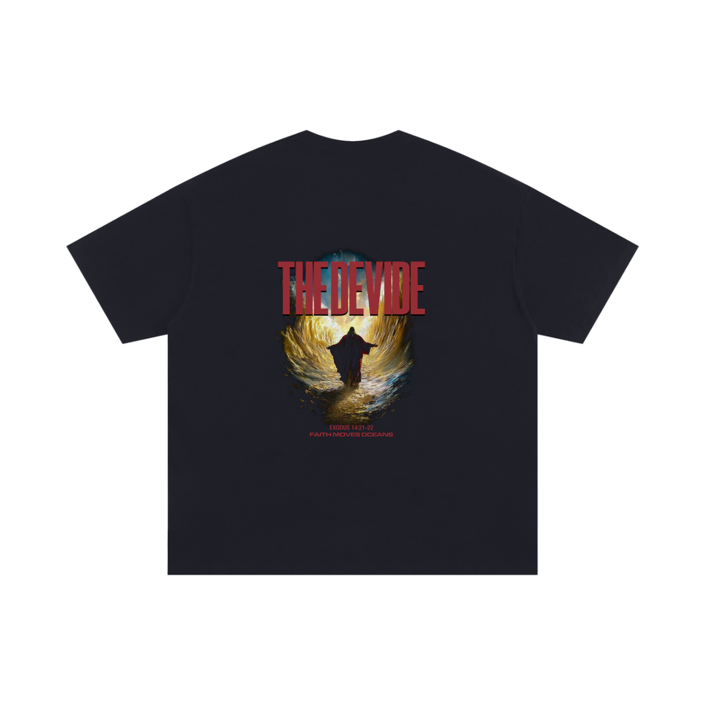 The Divide Oversized Cotton T-Shirt