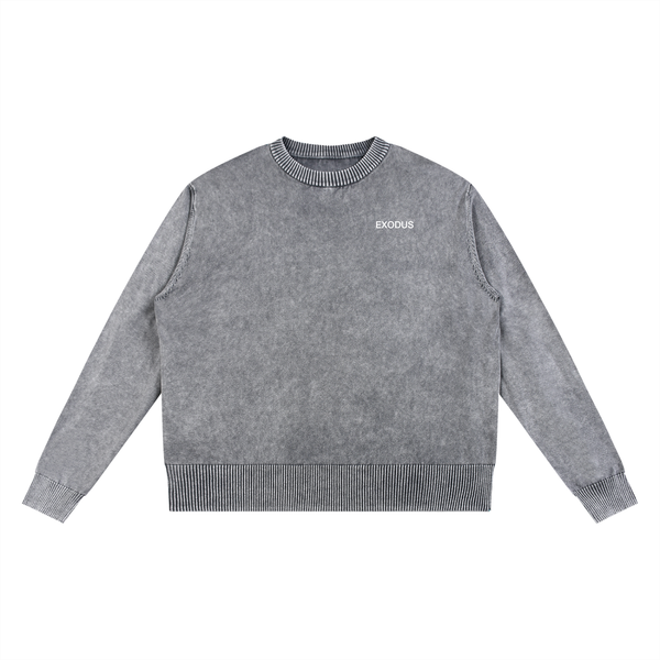 Mineral Wash Oversized Sweater