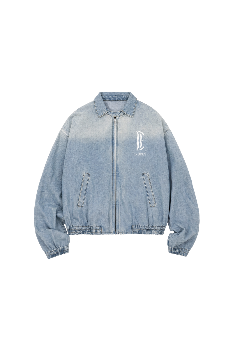 Exodus Vintage Wash Full-Zip Denim Jacket