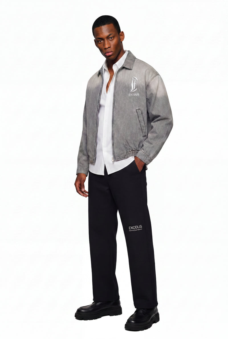 Exodus Vintage Wash Full-Zip Denim Jacket