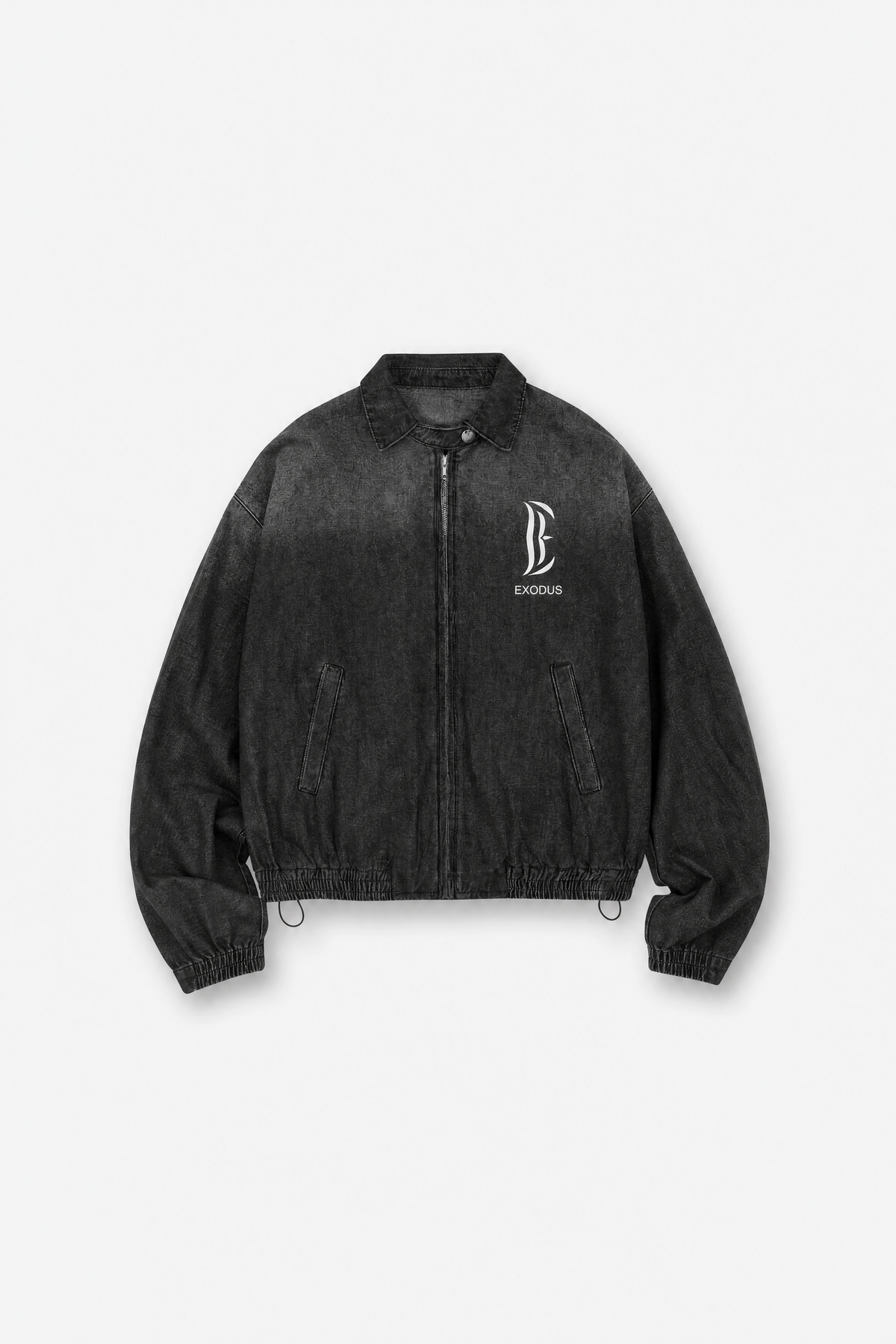 Exodus Vintage Wash Full-Zip Denim Jacket
