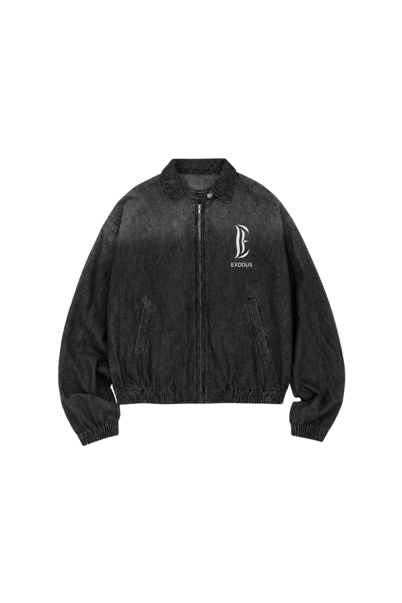 Exodus Vintage Wash Full-Zip Denim Jacket