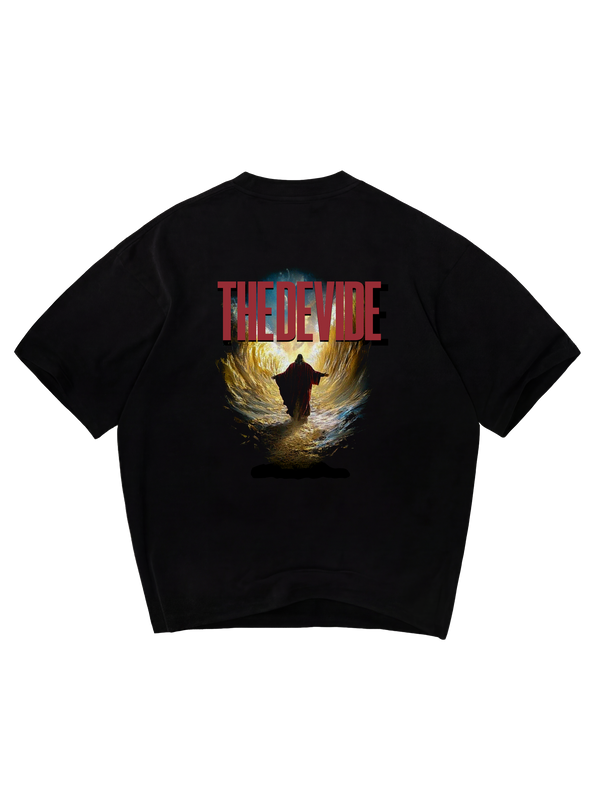 The Divide Oversized Cotton T-Shirt