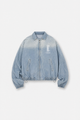 Exodus Vintage Wash Full-Zip Denim Jacket