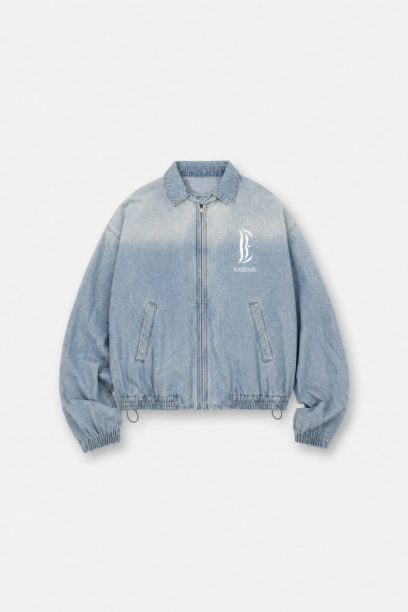 Exodus Vintage Wash Full-Zip Denim Jacket