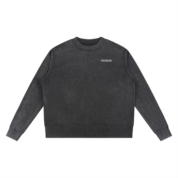Mineral Wash Oversized Sweater