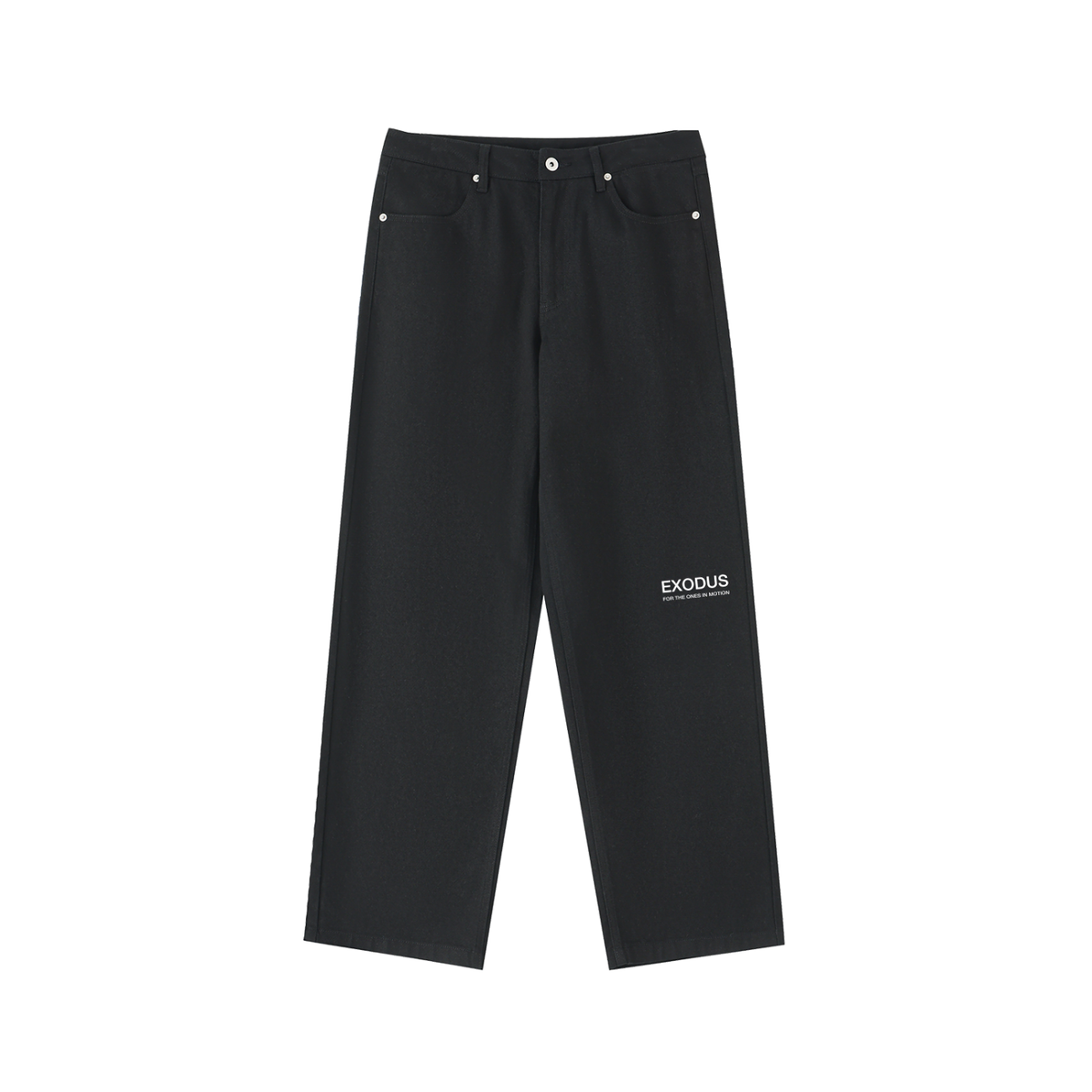 Heavyweight Cotton Straight-Leg Pants