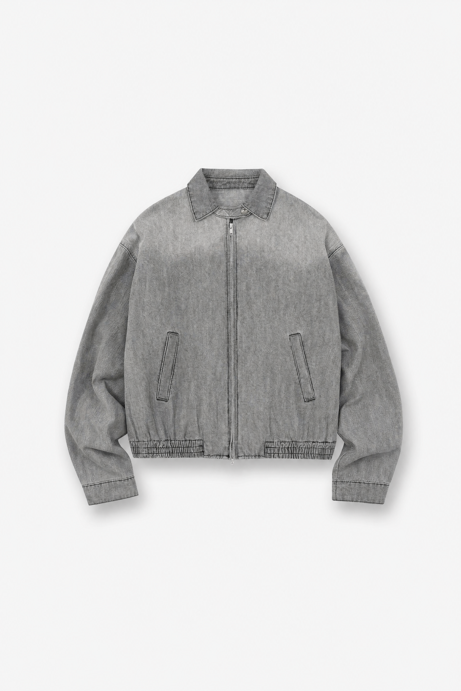 Exodus Vintage Wash Full-Zip Denim Jacket