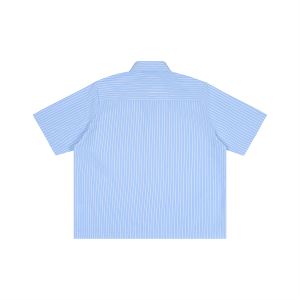 Striped Boxy Short Sleeve Shirt