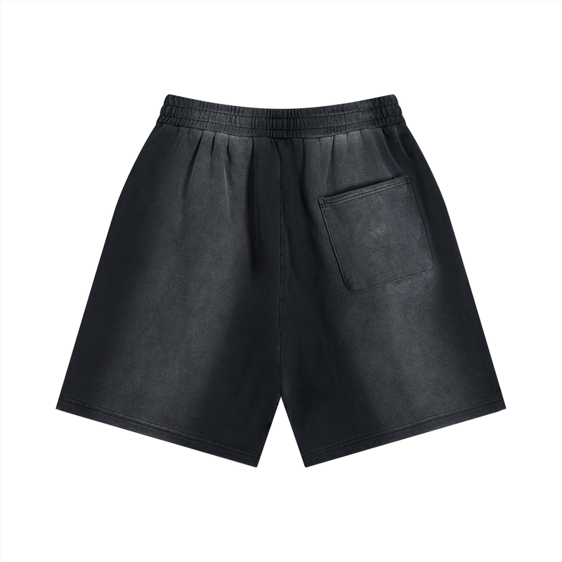 Sun Fade Distressed Shorts