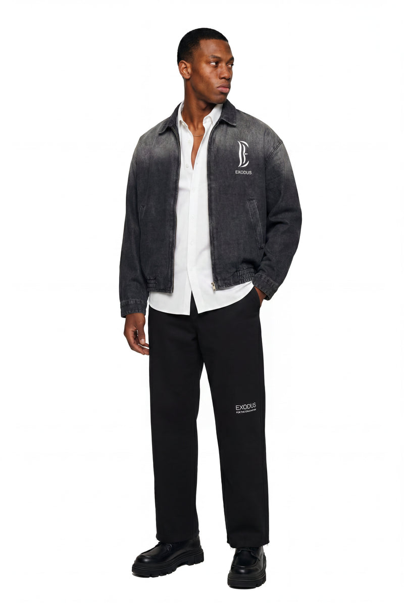 Exodus Vintage Wash Full-Zip Denim Jacket