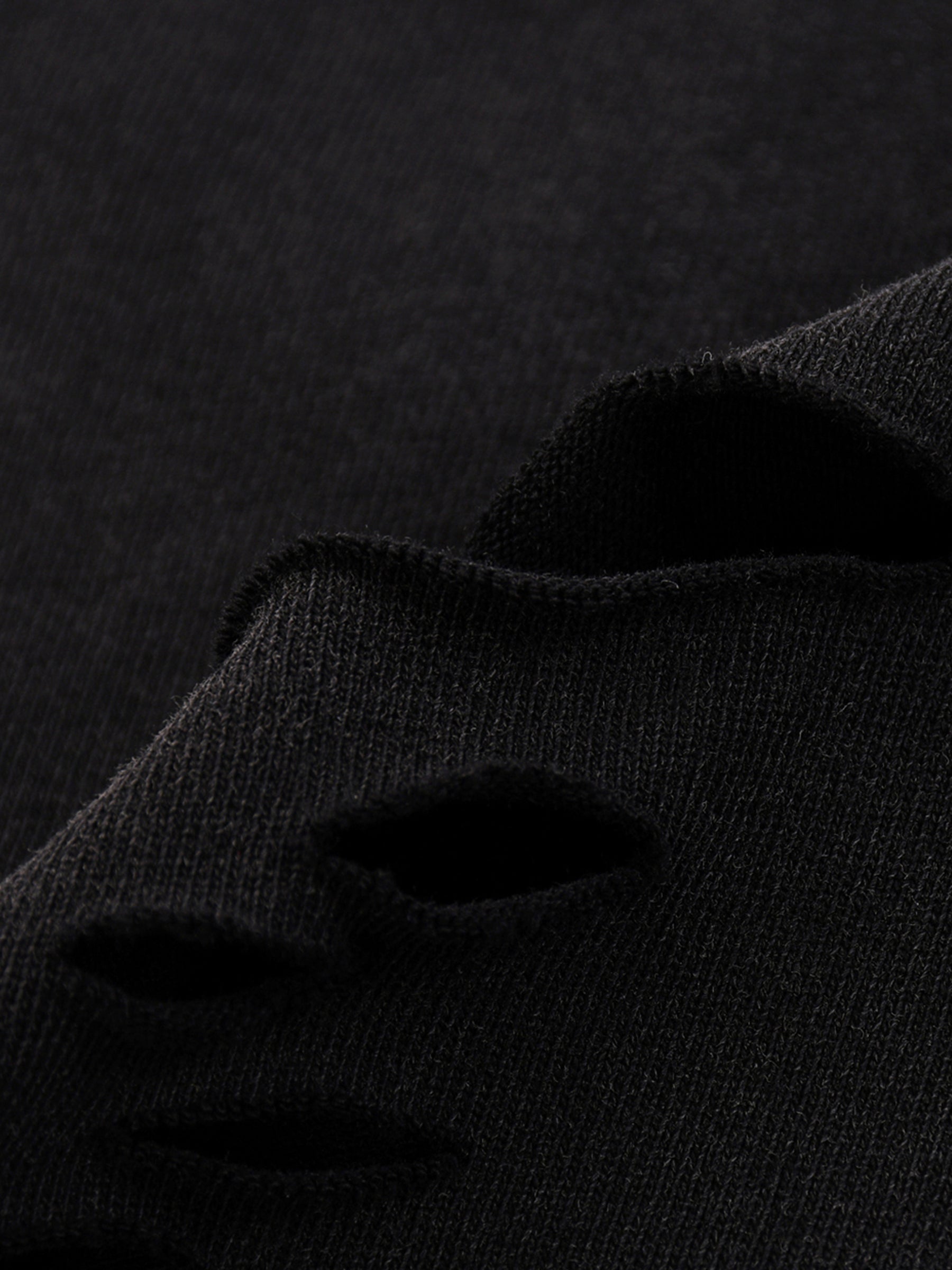 Snow Washed Raw-Hem T-Shirt