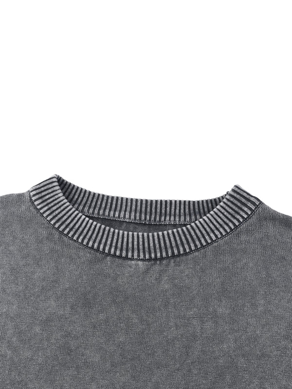 Mineral Wash Oversized Sweater