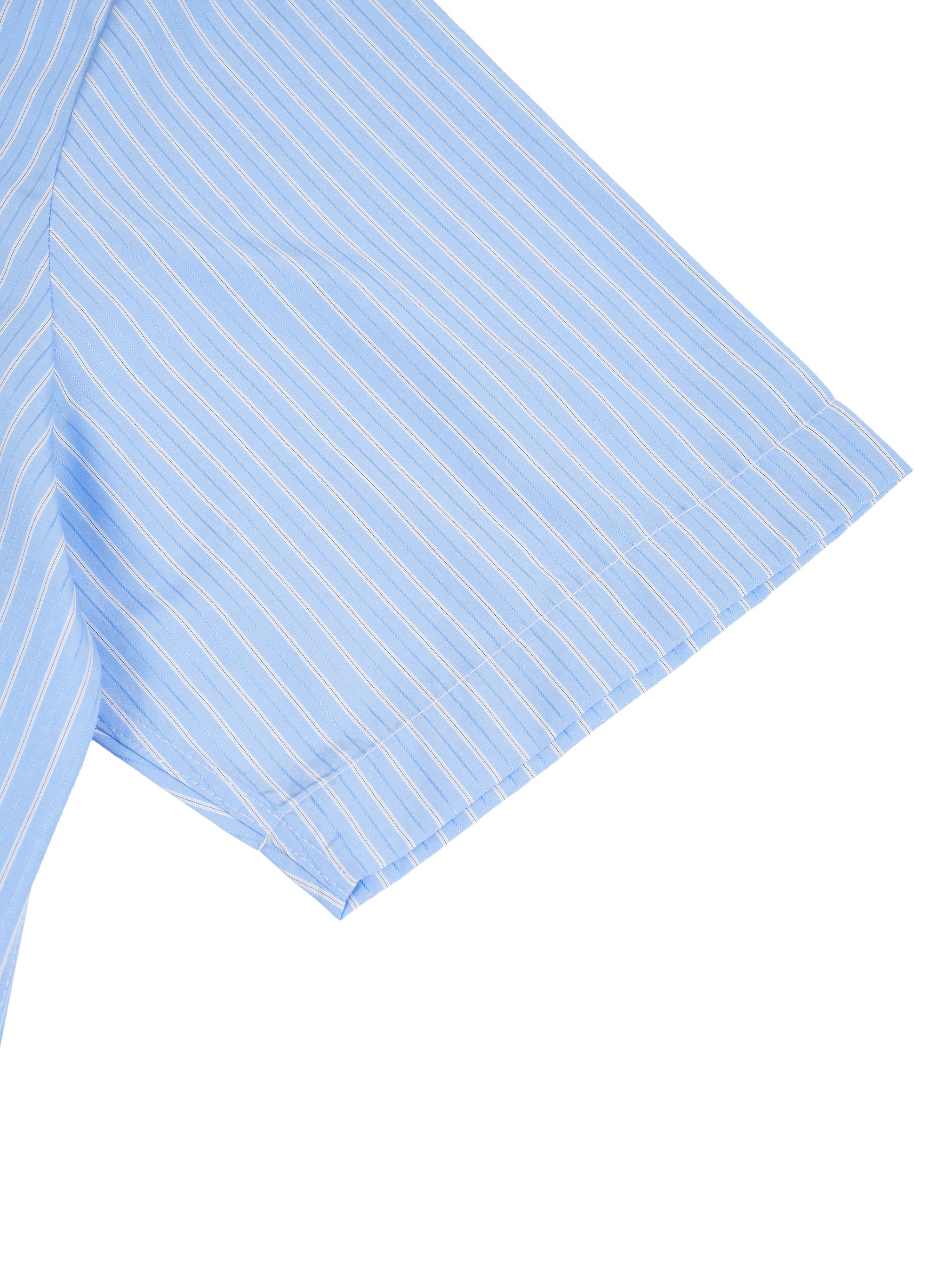 Striped Boxy Short Sleeve Shirt