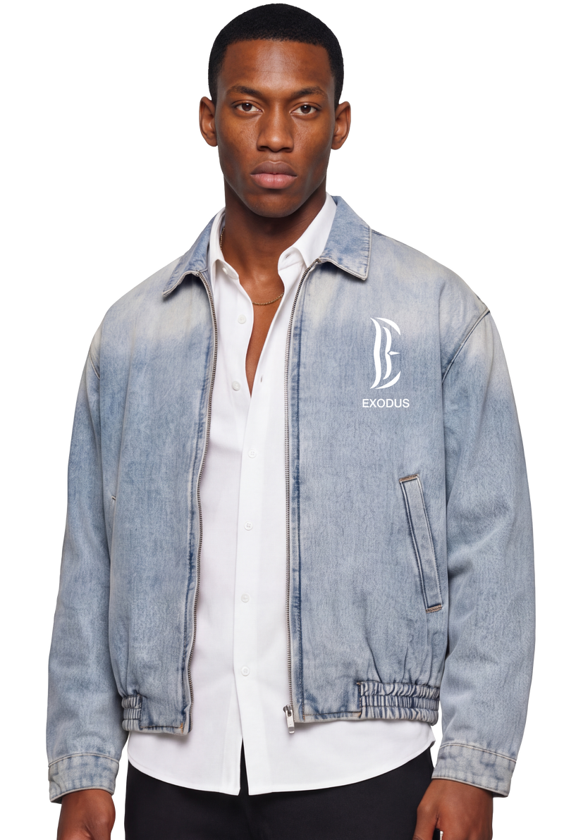 Exodus Vintage Wash Full-Zip Denim Jacket