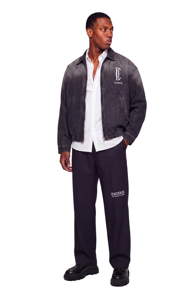 Exodus Vintage Wash Full-Zip Denim Jacket
